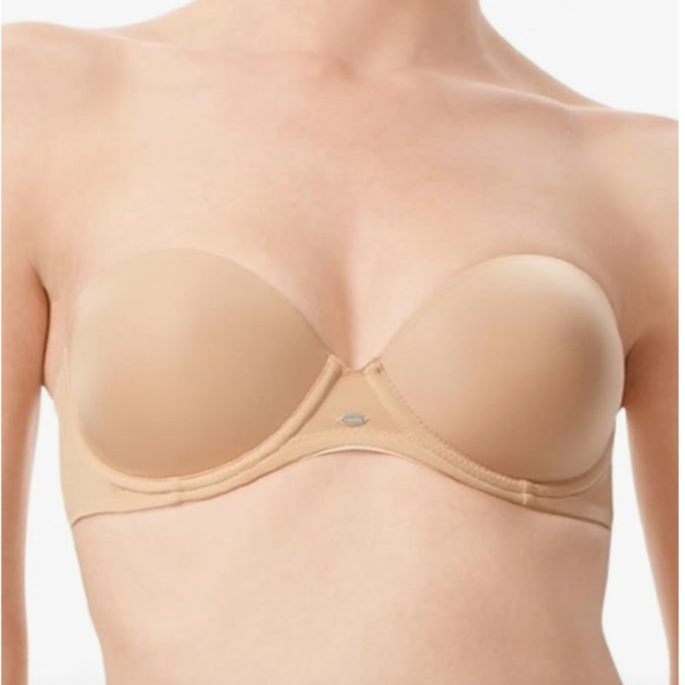 Calvin Klein Strapless Naked Glamour Push-Up Bra, Size 32D